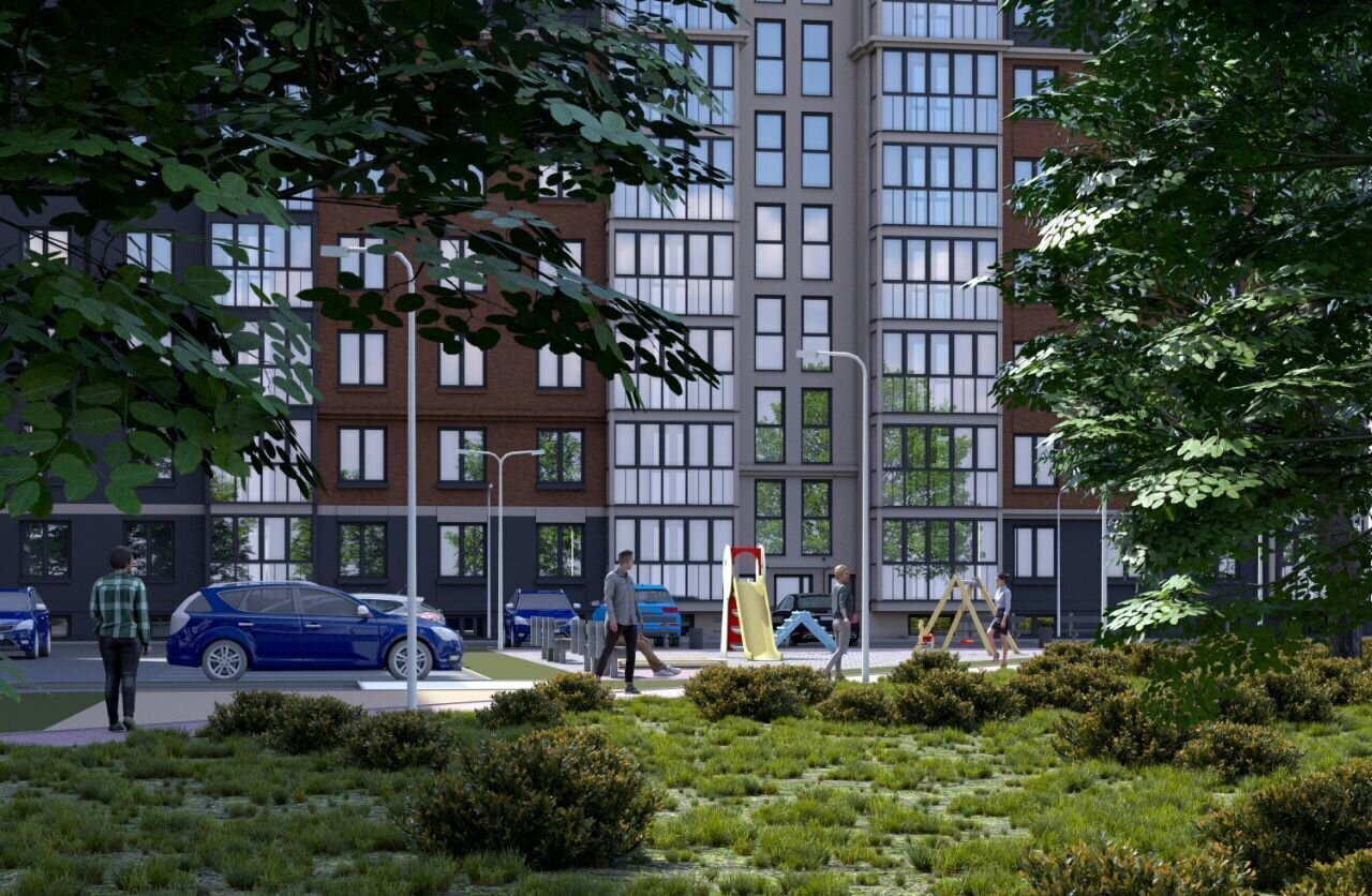 квартира г Калининград р-н Московский ЖК Гринвуд ул. Толстикова, д. 36, корп. 2 фото 11