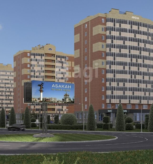 квартира г Абакан ул Кирова 185к/1 ЖК «Арена-Парк» фото 4