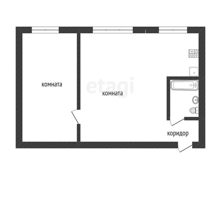 квартира г Кыштым ул Освобождения Урала 4 фото 1