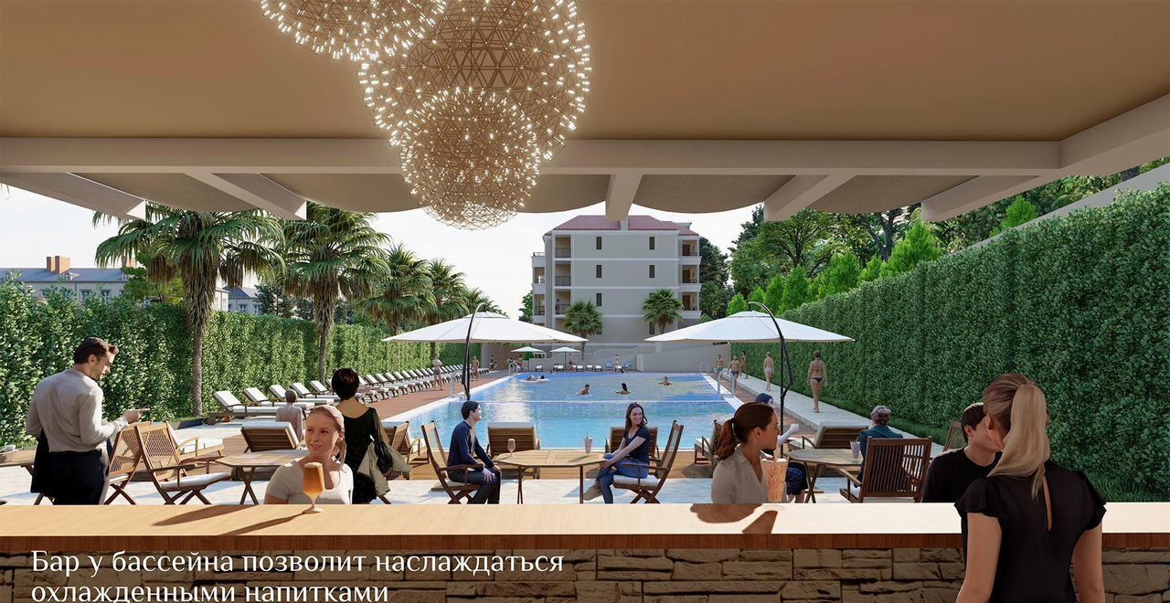 квартира р-н Анапский г Анапа ул Верхняя дорога ЖК Апарт-отель Eden Family Hotel корп. 2 фото 12