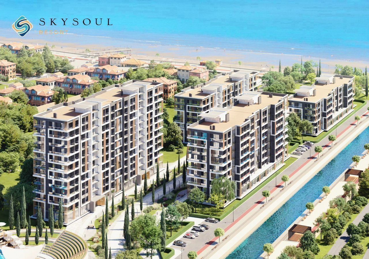 квартира г Феодосия пгт Коктебель апарт-комплекс SKYSOUL RESORT р-н автозаправки «Химсбытторг», стр. 8 фото 11