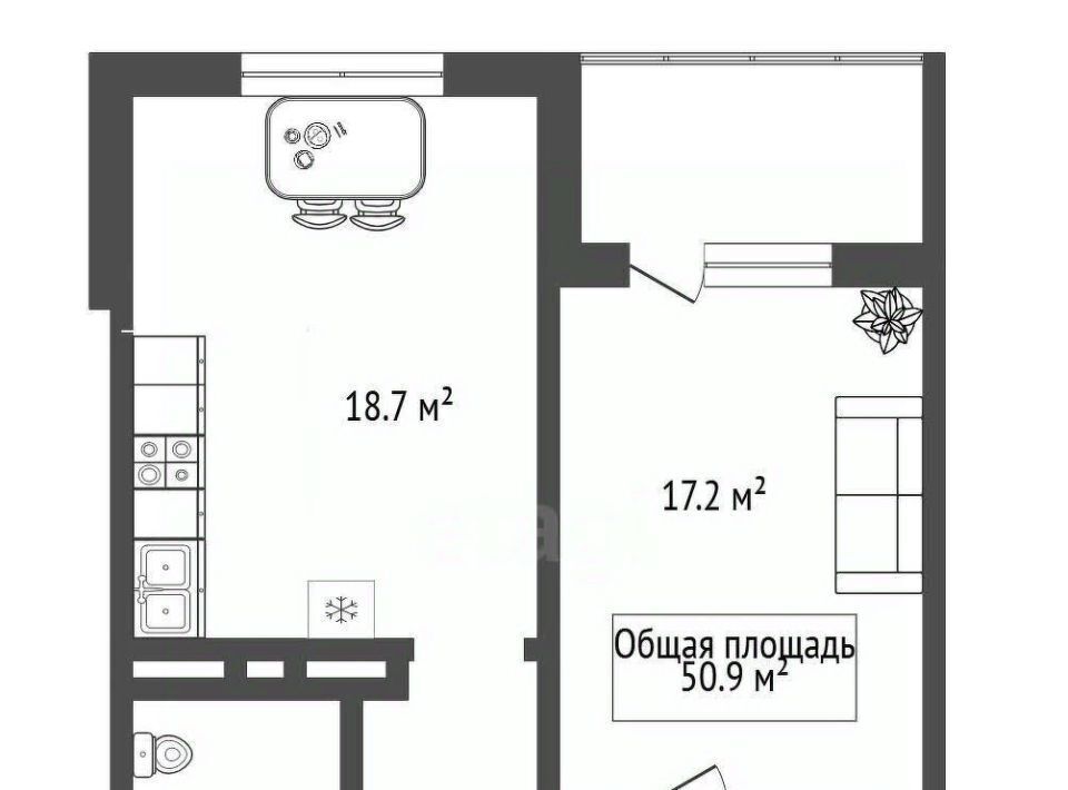 квартира г Новосибирск Речной вокзал ул Заречная 29 микрорайон «Весенний» фото 2