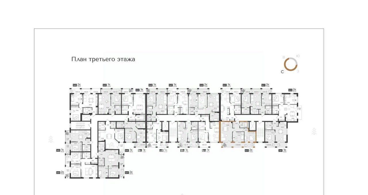 квартира р-н Светлогорский г Светлогорск ул Новая 108/114 фото 2