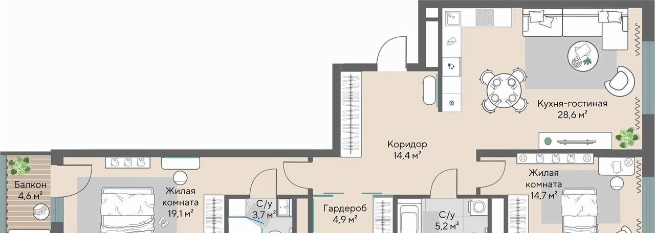 квартира г Екатеринбург р-н Верх-Исетский ул Мельникова 2 Площадь 1905 года, секц. 1. 4-1.6 фото 2