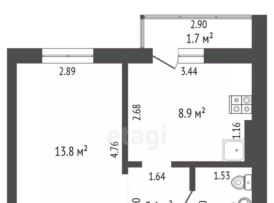 квартира г Калининград р-н Московский ул Н.Карамзина 48 фото 2