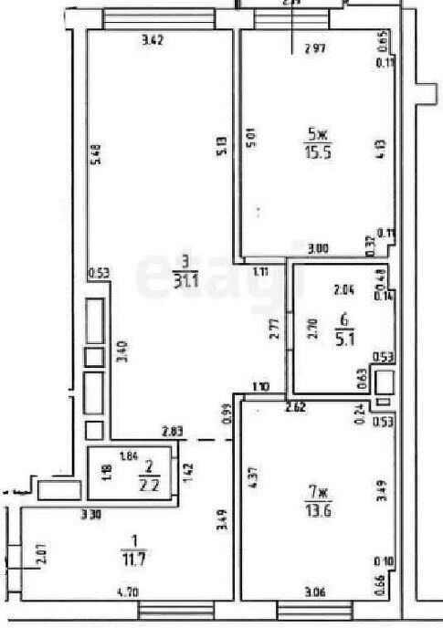 квартира г Калининград р-н Московский ул Октябрьская 12 Рыбная деревня фото 1