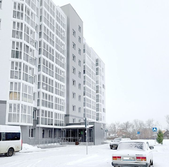 квартира г Омск р-н Ленинский ул 1-я Ленинградская 25 Московка Ленинский АО фото 14