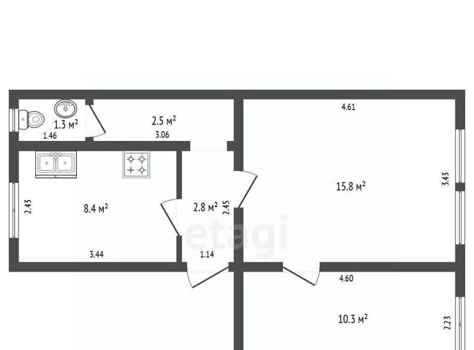 квартира г Ханты-Мансийск ул Мира 25 фото 13