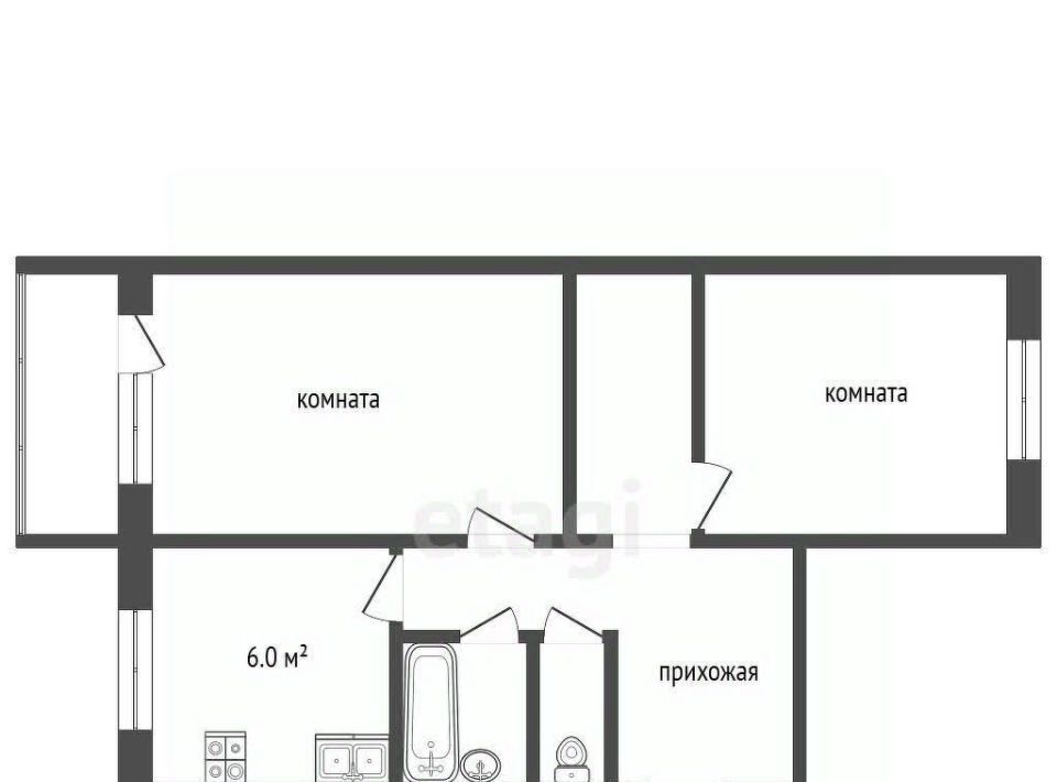 квартира р-н Тутаевский г Тутаев ул Комсомольская 81 фото 2
