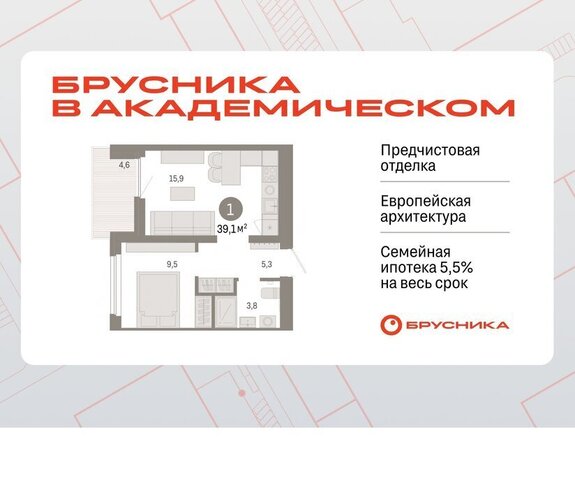 г Екатеринбург Чкаловская ЖК Брусника в Академическом фото