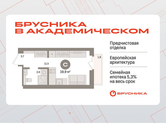 Чкаловская ЖК Брусника в Академическом фото