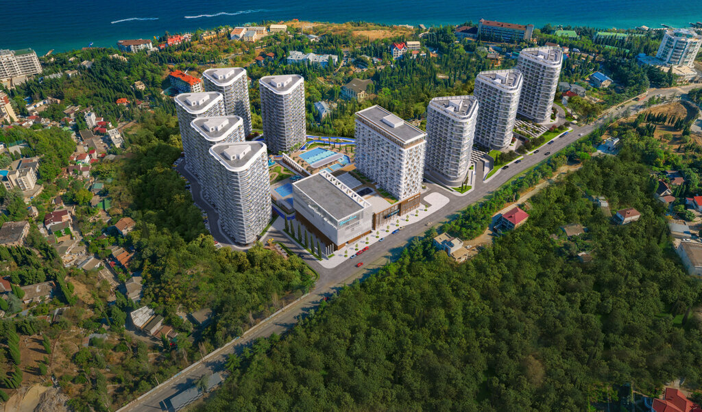 квартира г Алушта ул Западная 4к/3 апарт-комплекс «Крымская Резиденция» фото 12