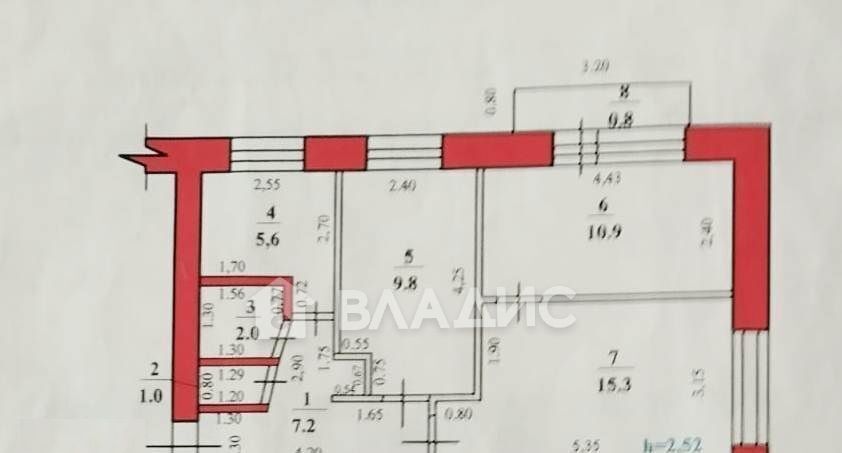 квартира г Стерлитамак ул Курчатова 22 фото 16