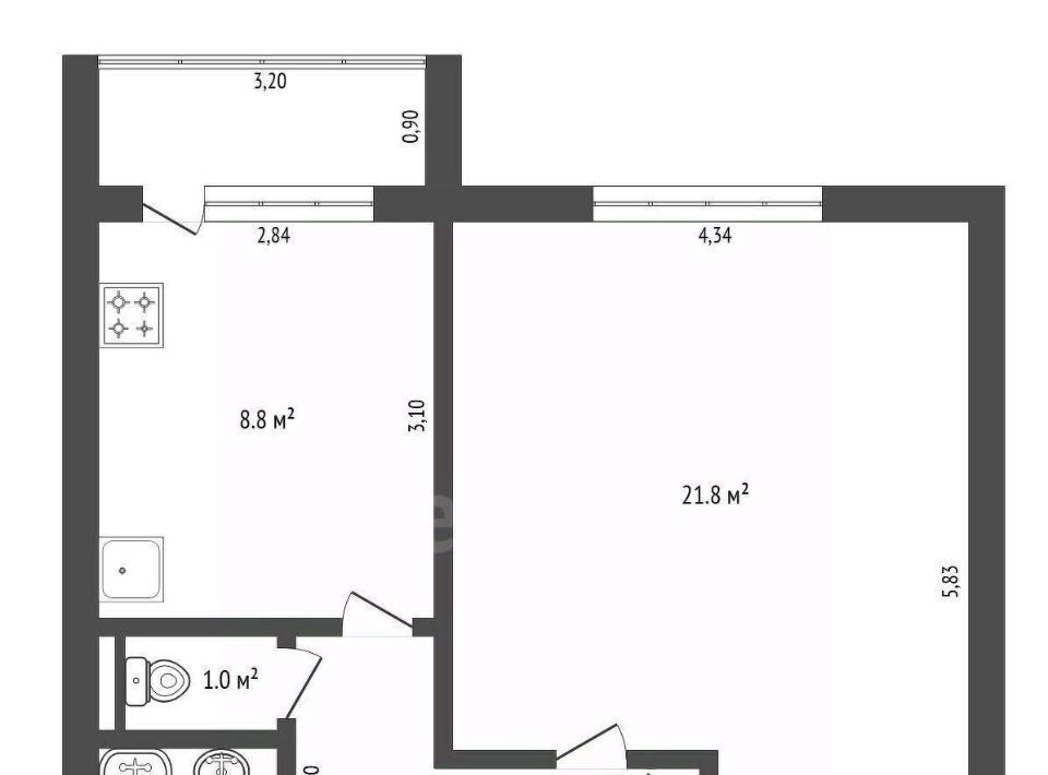 квартира г Благовещенск ул Мухина 31 фото 2