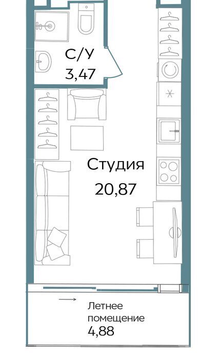 квартира г Саки TEMPO курортный кластер Темпо фото 1