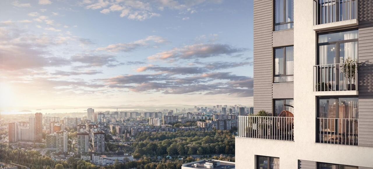 квартира г Екатеринбург р-н Железнодорожный Уральская ул Летчиков 1 фото 3