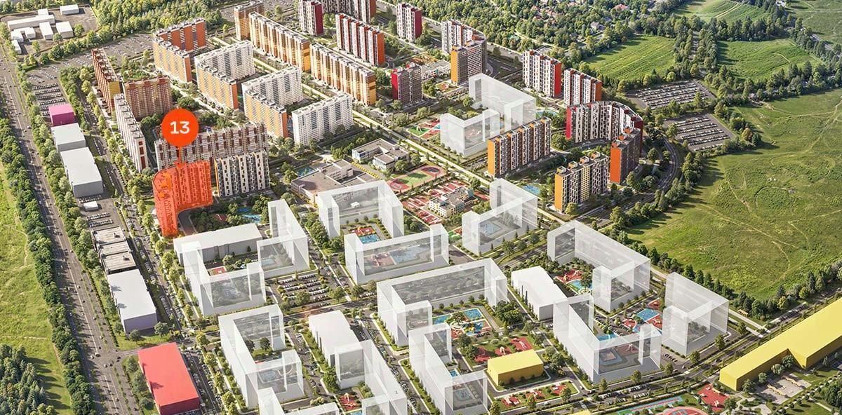 квартира г Домодедово Домодедово Парк жилой комплекс, к 13, Остафьево фото 5