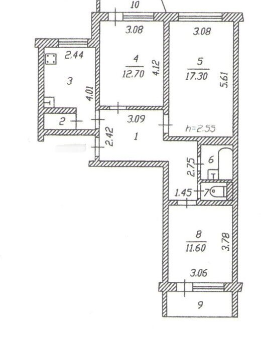 квартира г Чебоксары р-н Калининский ул Ярмарочная 11к/1 фото 17