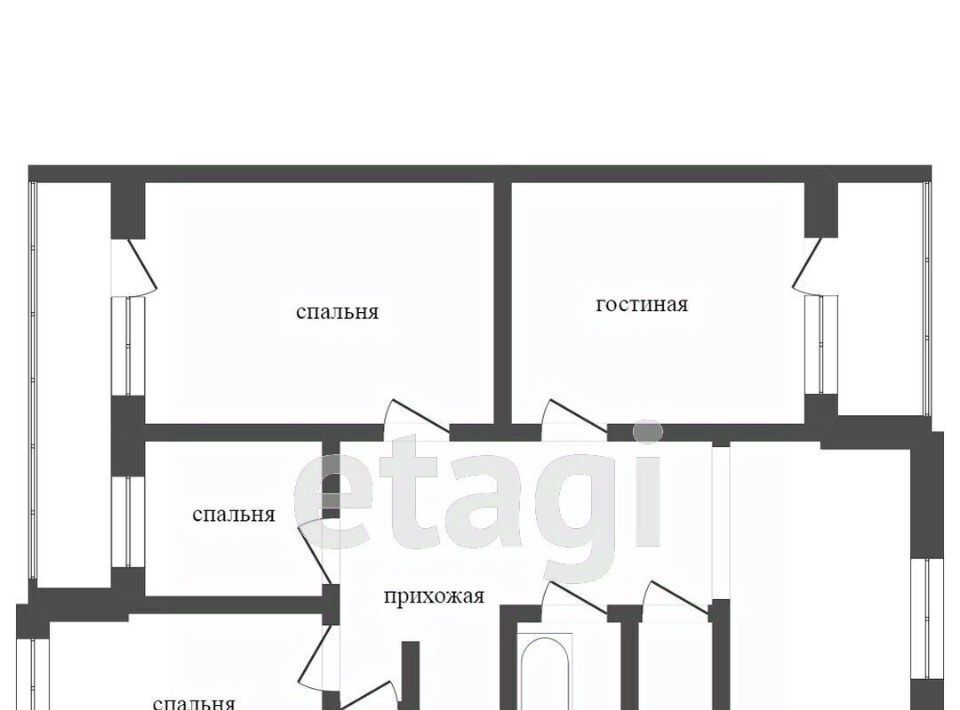 квартира г Челябинск р-н Центральный ул Лесопарковая 7г фото 1