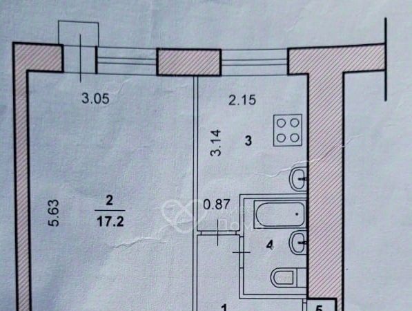 квартира г Волжский ул им генерала Карбышева 35а фото 2