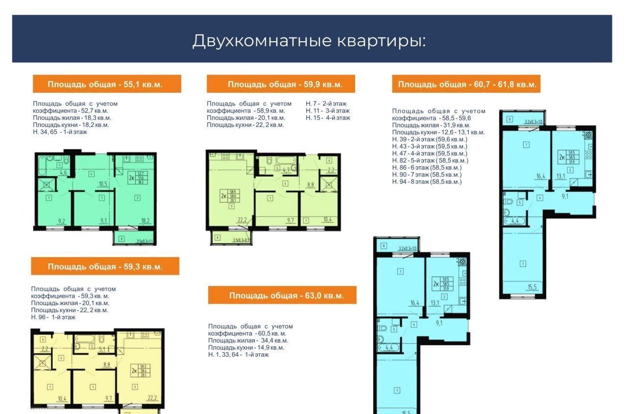 квартира г Калининград р-н Московский ул Подполковника Емельянова 1 фото 2