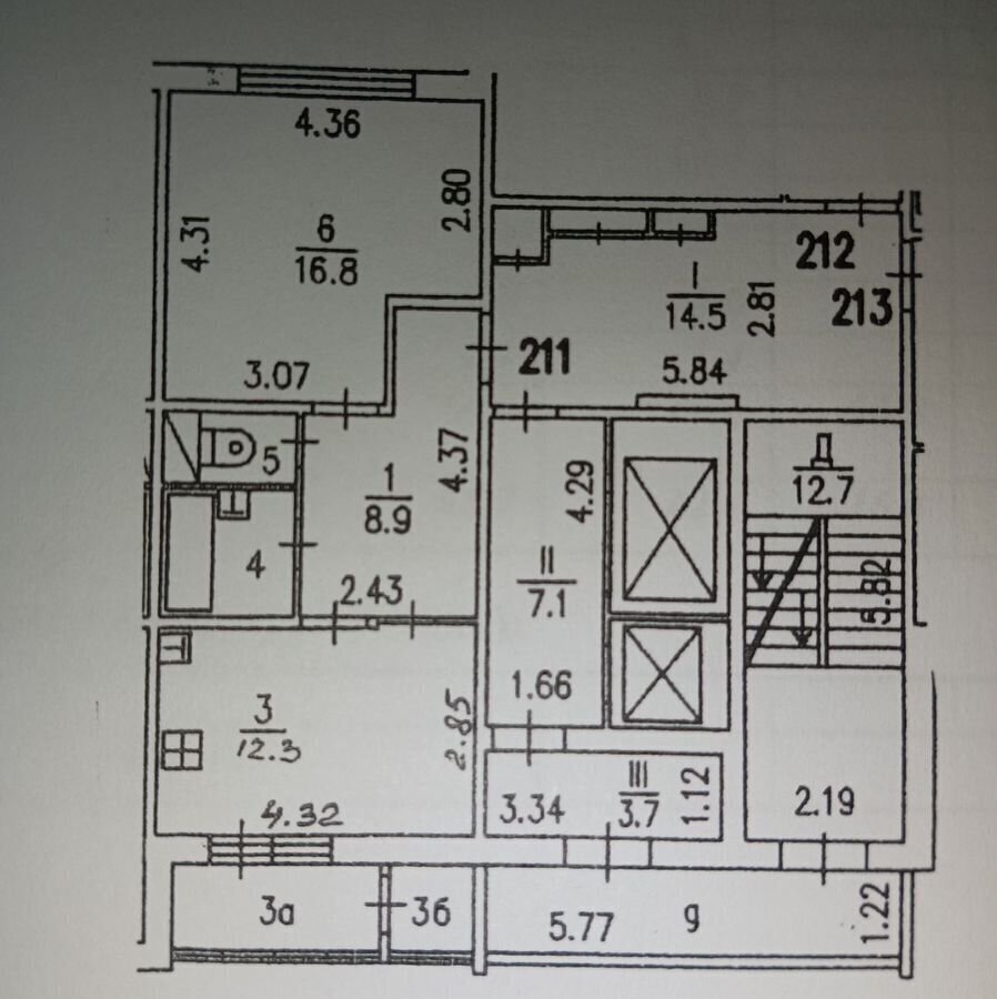 квартира г Мытищи ул Индустриальная 7к/3 фото 37