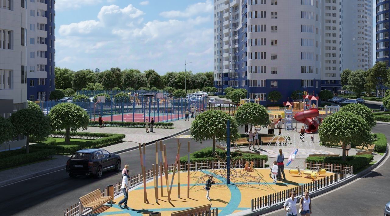 квартира г Краснодар р-н Центральный ЖК Фонтаны фото 7
