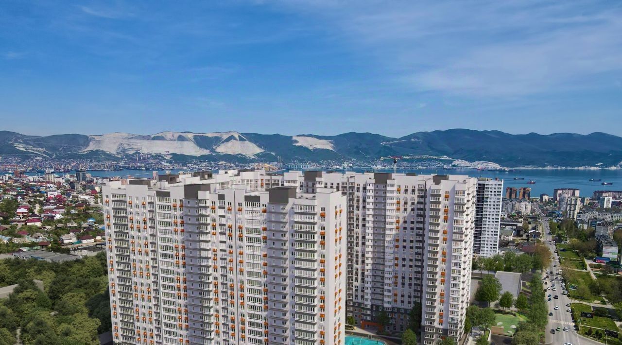 квартира г Новороссийск р-н Центральный ул Куникова 47г ЖК «Облака» фото 21