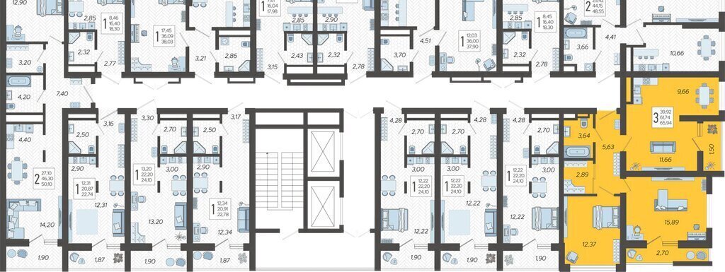 квартира г Сочи микрорайон Бытха Ясногорская улица, 16/2к 3 фото 2