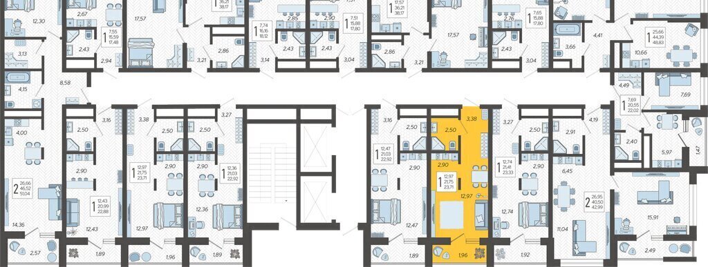 квартира г Сочи микрорайон Бытха Ясногорская улица, 16/2к 8 фото 2
