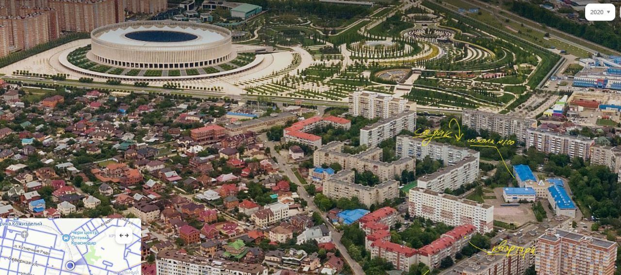 квартира г Краснодар р-н Прикубанский Табачная Фабрика ул им. Академика Пустовойта 6 фото 30