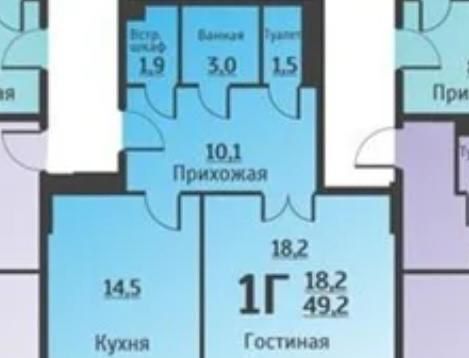 квартира г Тюмень р-н Центральный ул Мельникайте 2к/5 фото 10
