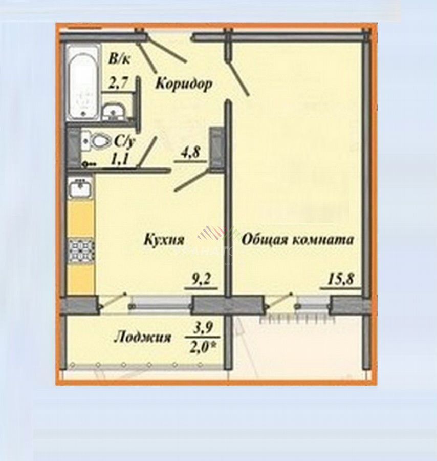 квартира г Омск р-н Центральный пр-д 4-й Амурский 10к/1 фото 28