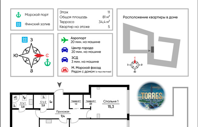 Морской ул Челюскина 8 ст 1 фото