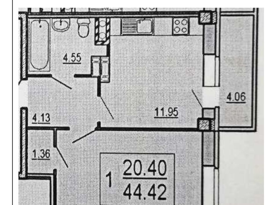 квартира г Ярославль р-н Фрунзенский ул Чернопрудная 17/1 фото 15
