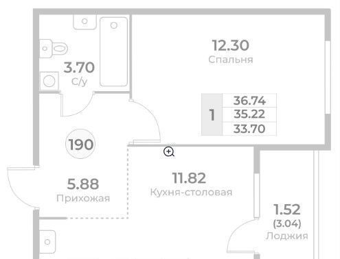 квартира г Калининград р-н Ленинградский ул Пригородная ЖК «Легенды Девау» жилой дом фото 2