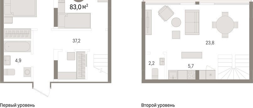 квартира г Тюмень жилой район «Речной порт» фото 2