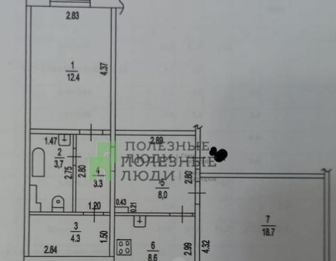 квартира г Барнаул р-н Индустриальный ул Попова 75 фото 17