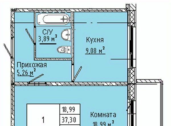 квартира г Омск р-н Кировский Солнечный фото 1