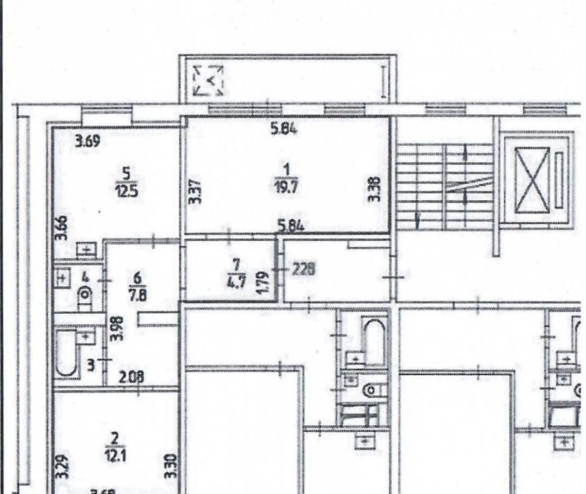 квартира г Пермь р-н Кировский ул Адмирала Ушакова 21 фото 25