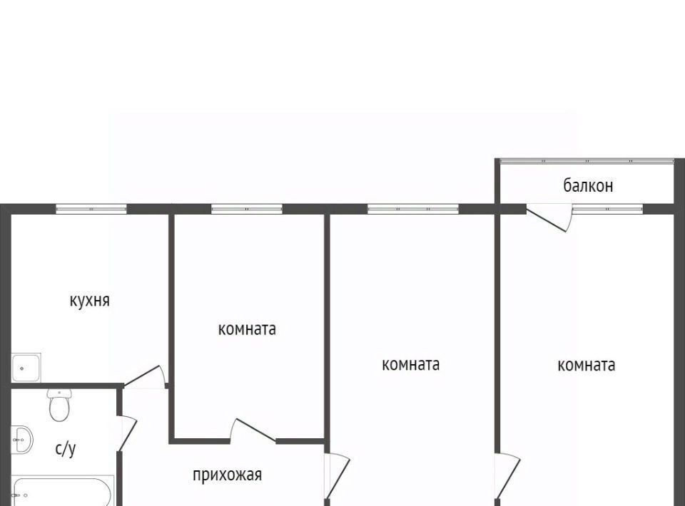 квартира г Красноярск р-н Центральный ул Горького 34 фото 2
