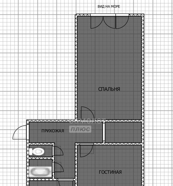 квартира г Владивосток р-н Первомайский ул Космонавтов 17 фото 2