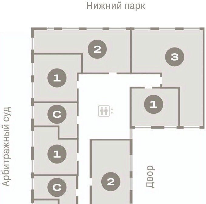 квартира г Липецк р-н Правобережный пл Петра Великого 1 фото 2