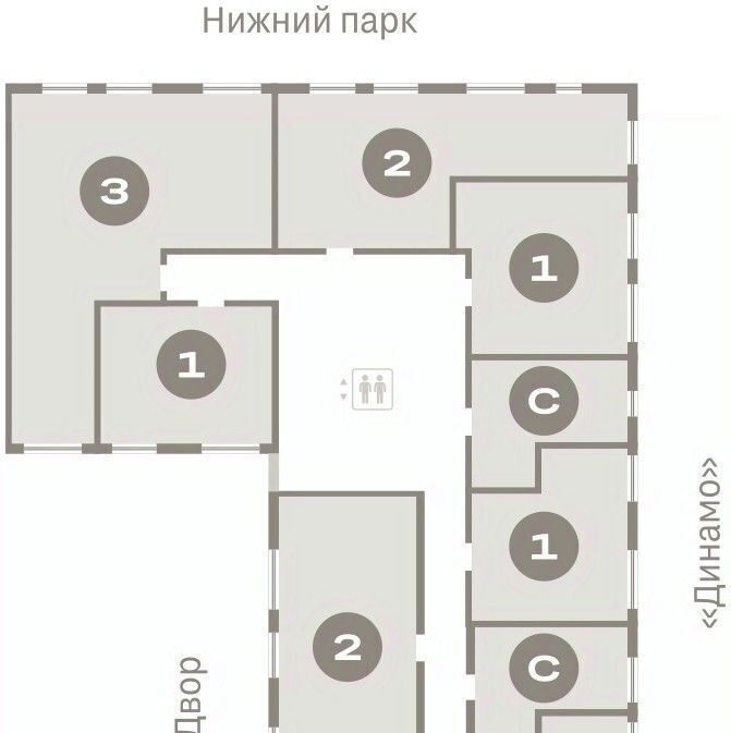квартира г Липецк р-н Правобережный пл Петра Великого 1 фото 2