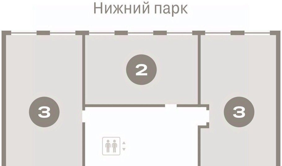 квартира г Липецк р-н Правобережный пл Петра Великого 1 фото 2