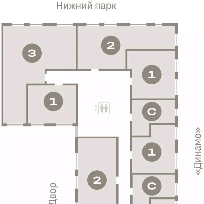 квартира г Липецк р-н Правобережный пл Петра Великого 1 фото 2