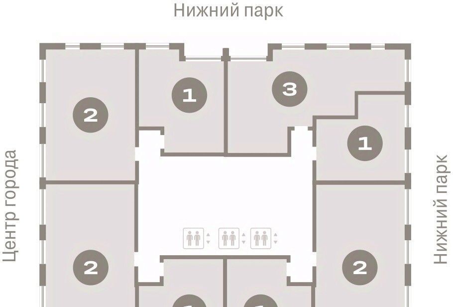квартира г Липецк р-н Правобережный пл Петра Великого 1 фото 2
