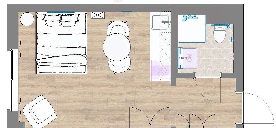 квартира г Москва метро Черкизовская ул Амурская 2к/2 фото 22