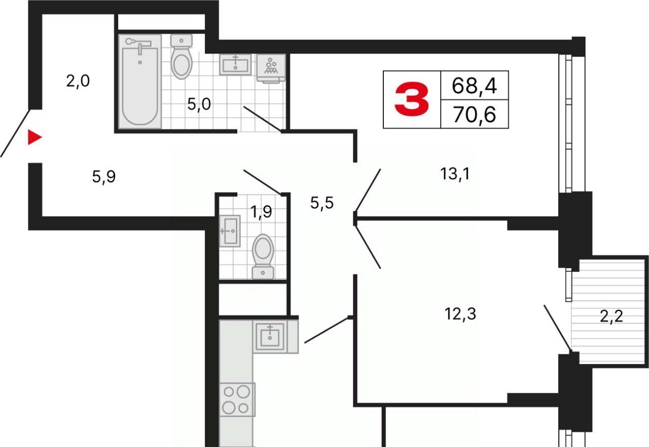 квартира г Москва метро Андроновка ул Басовская 16с/3 фото 1