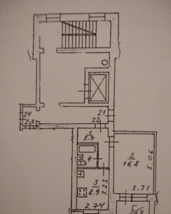 квартира г Домодедово ул. Коломийца, 8к 1 фото 29
